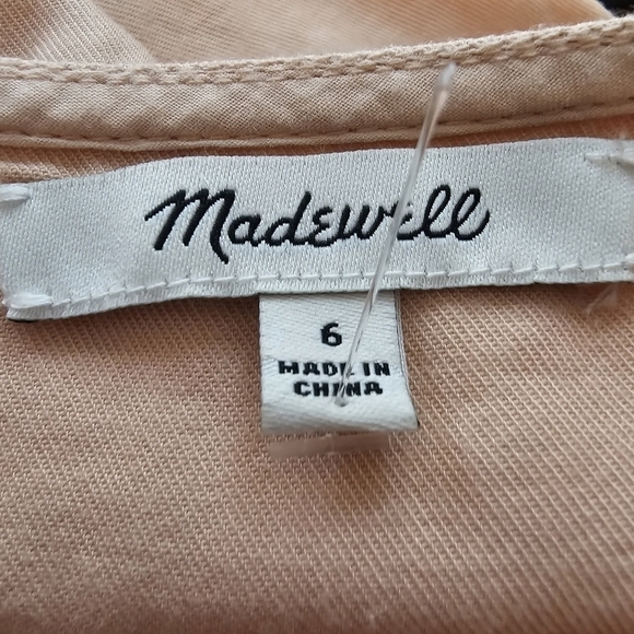 Madewell Topstitch Coverall Jumpsuit Bashfull Blush in 6 - Picture 8 of 10